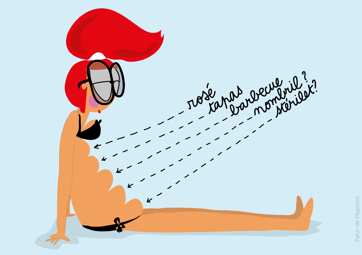 Affiche Rosé tapas
