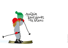 Affiche Blanc