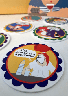 Set de 6 sous verres Apéro