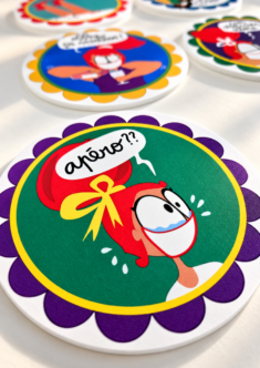 Set de 6 sous verres Apéro