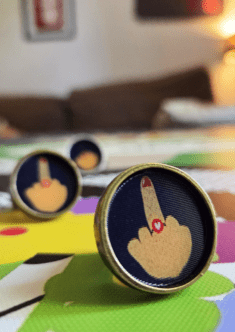 Bague holographique – Feuquette