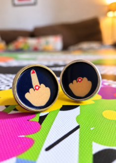 Bague holographique – Feuquette