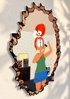 Art mural le trou