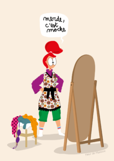 Affiche Fashion fâchée